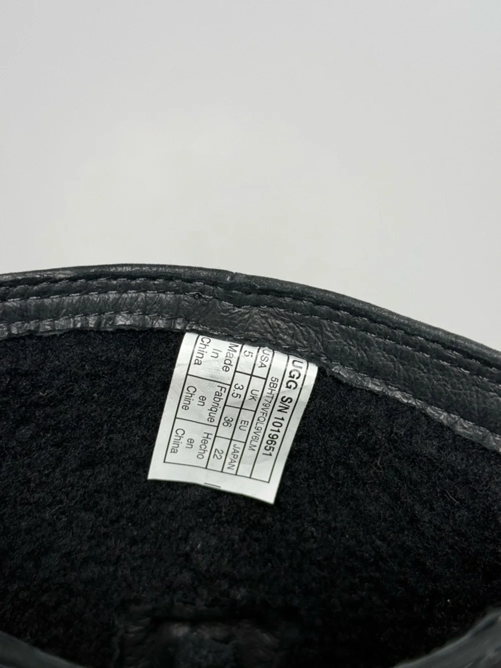 UGG Chancy Black Nubuck Boot 5